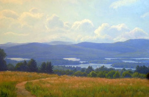 summer afternoon clouds. 24x36. oil  - copy.jpg